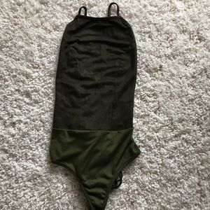 Green bodysuit